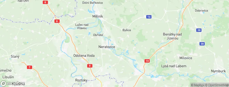 Tišice, Czechia Map