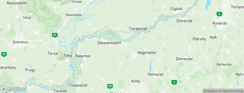 Tiszabercel, Hungary Map