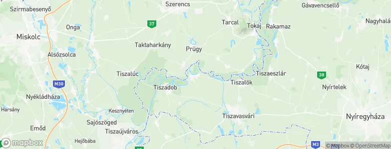 Tiszadada, Hungary Map