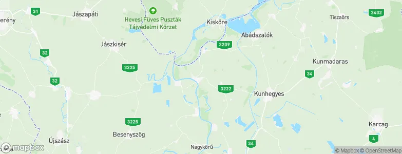 Tiszaroff, Hungary Map