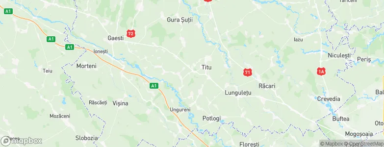 Titu, Romania Map