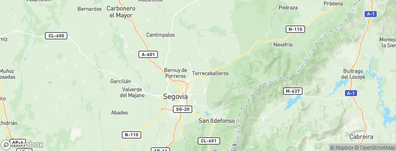 Tizneros, Spain Map