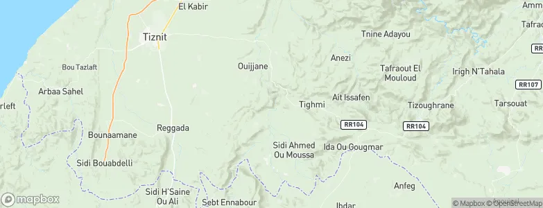 Tiznit Province, Morocco Map