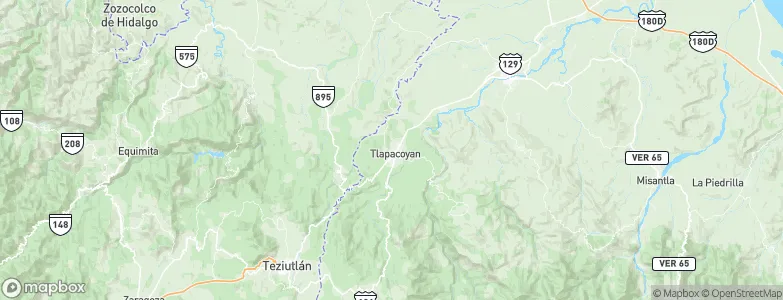 Tlapacoyan, Mexico Map
