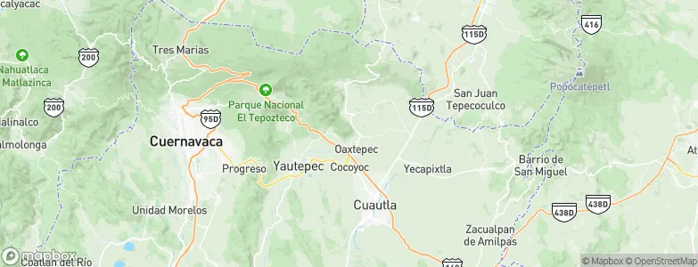 Tlayacapan, Mexico Map
