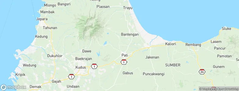 Tlogorejo, Indonesia Map