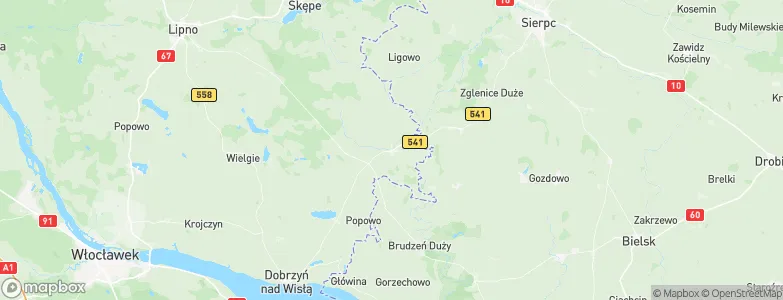 Tłuchowo, Poland Map