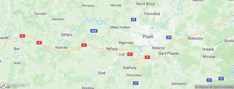 Tlučná, Czechia Map