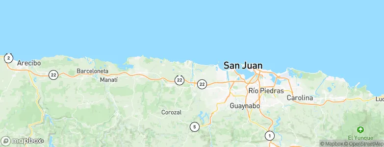 Toa Baja, Puerto Rico Map