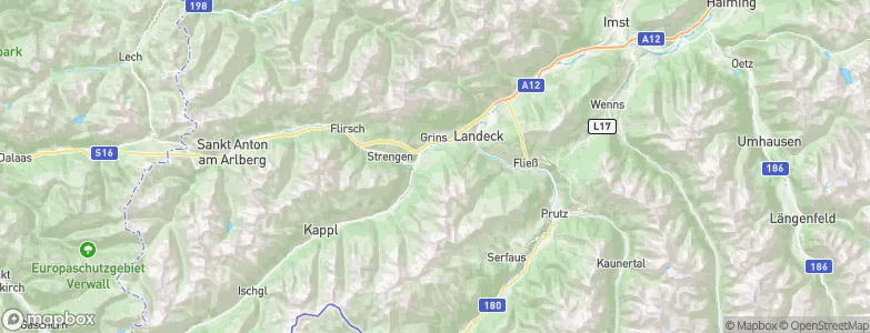 Tobadill, Austria Map