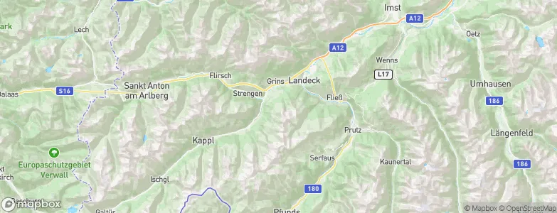 Tobadill, Austria Map