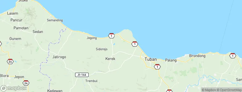 Tobo, Indonesia Map