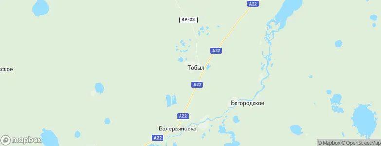 Tobol, Kazakhstan Map