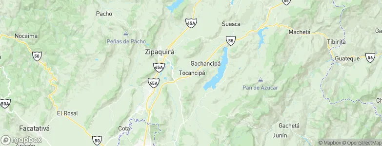 Tocancipá, Colombia Map