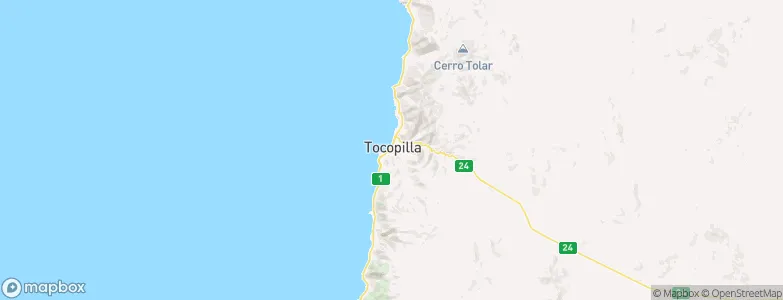 Tocopilla, Chile Map