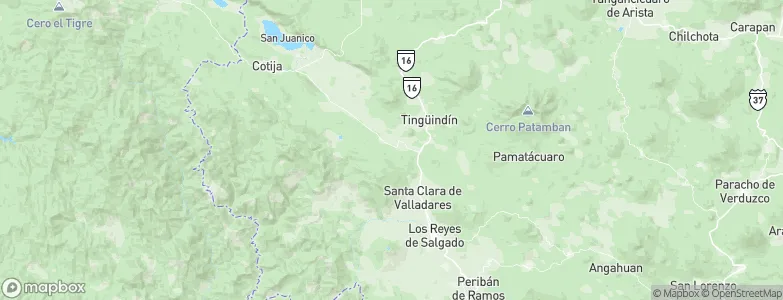 Tocumbo, Mexico Map