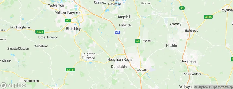 Toddington, United Kingdom Map