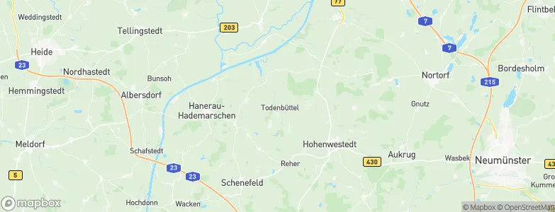 Todenbüttel, Germany Map