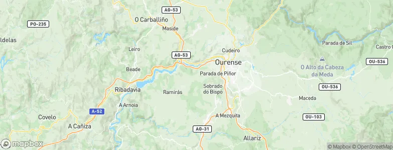 Toén, Spain Map