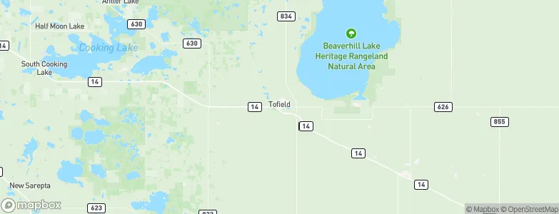 Tofield, Canada Map
