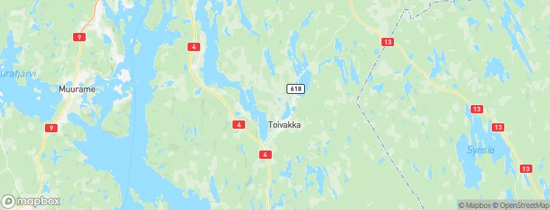 Toivakka, Finland Map
