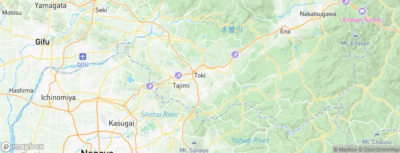 Toki, Japan Map