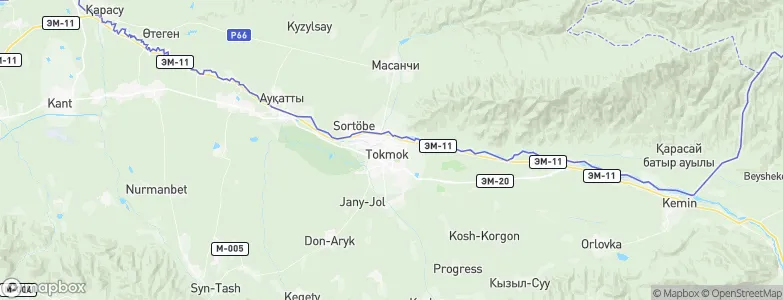Tokmok, Kyrgyzstan Map