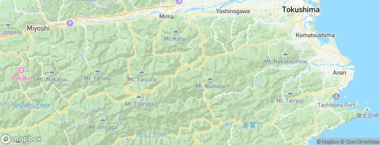 Tokushima, Japan Map