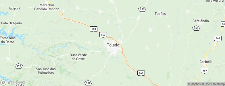 Toledo, Brazil Map