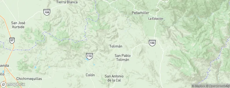 Tolimán, Mexico Map