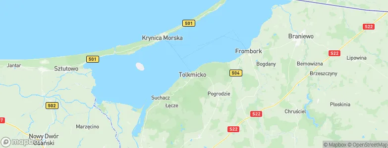 Tolkmicko, Poland Map
