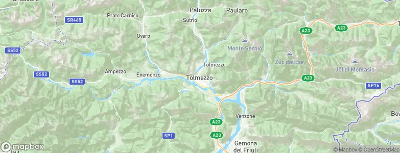 Tolmezzo, Italy Map