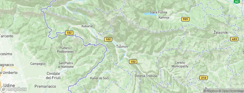 Tolmin, Slovenia Map