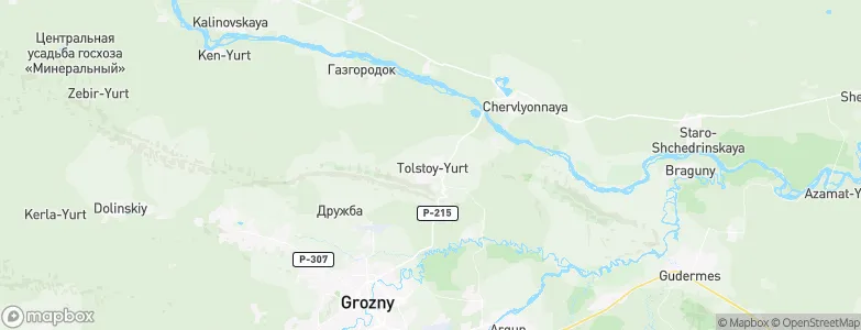 Tolstoy-Yurt, Russia Map