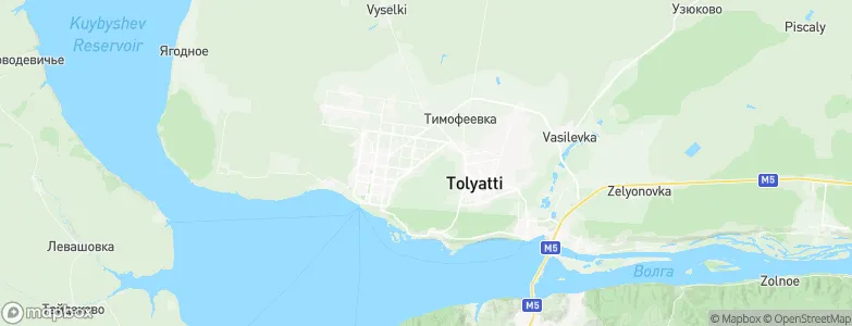 Tolyatti, Russia Map
