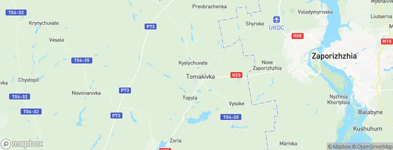 Tomakivka, Ukraine Map