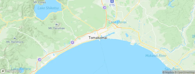 Tomakomai, Japan Map