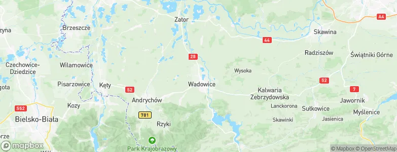 Tomice, Poland Map