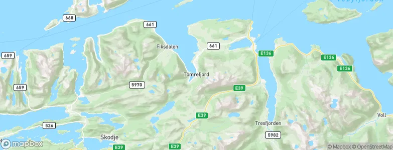 Tomra, Norway Map