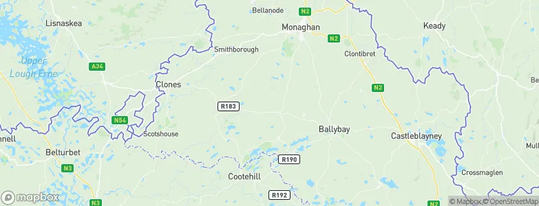 Tonagh, Ireland Map