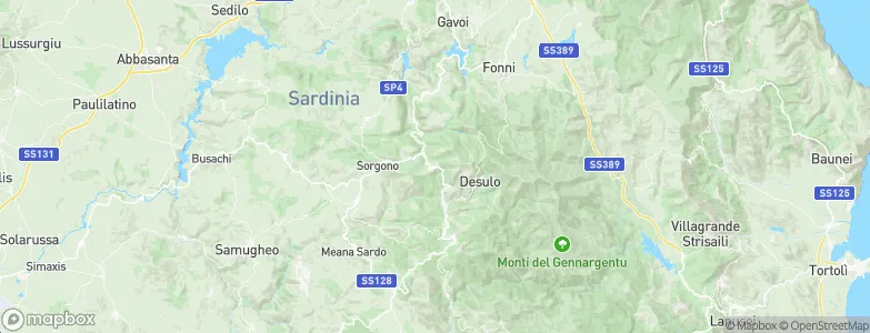 Tonara, Italy Map