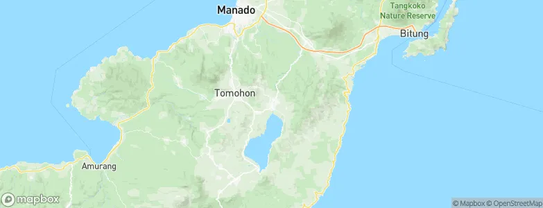Tondano, Indonesia Map