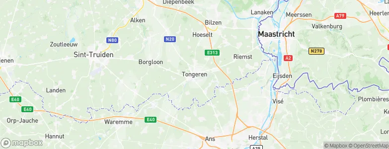 Tongeren, Belgium Map