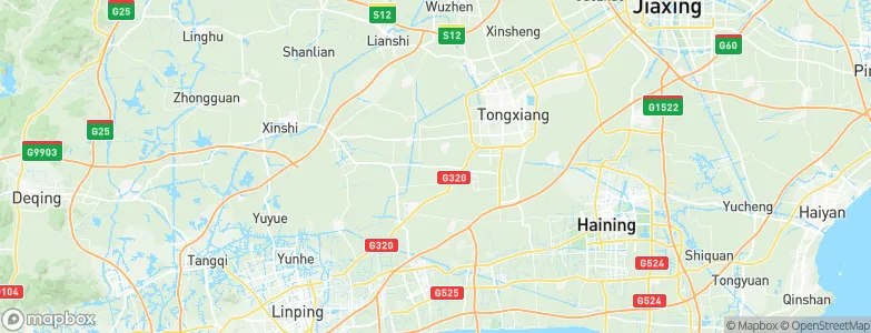 Tongfu, China Map