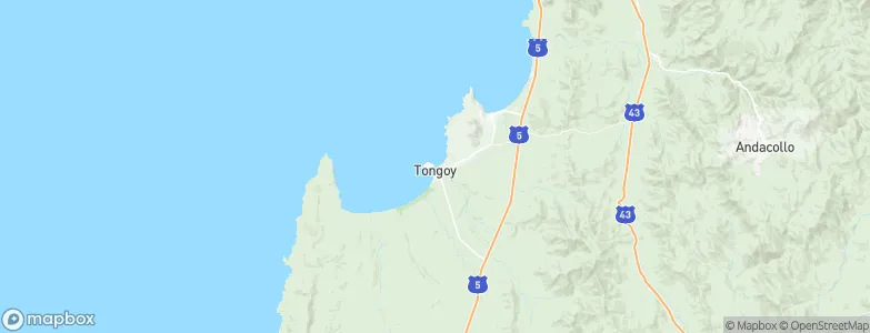 Tongoy, Chile Map