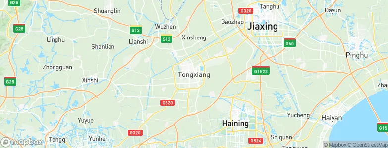 Tongxiang, China Map