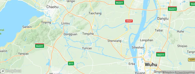 Tongzha, China Map