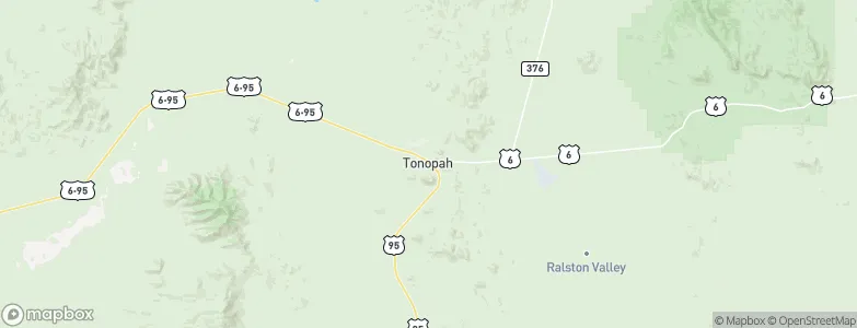 Tonopah, United States Map