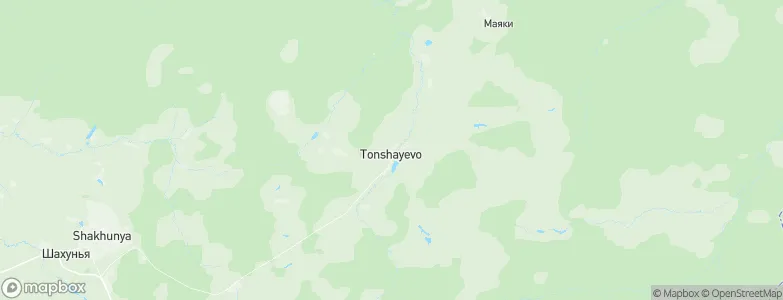 Tonshayevo, Russia Map