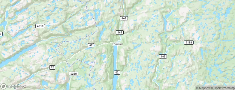Tonstad, Norway Map